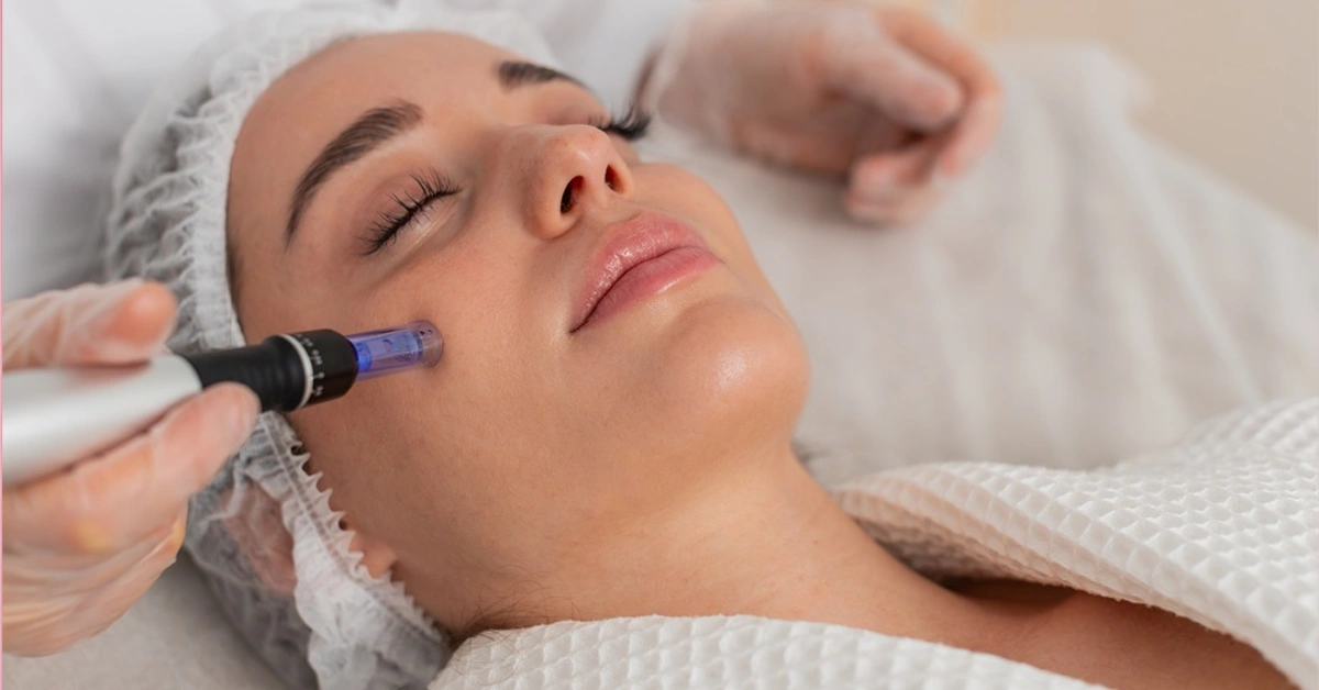 Microneedling treatment for skin rejuvenation and acne scar reduction