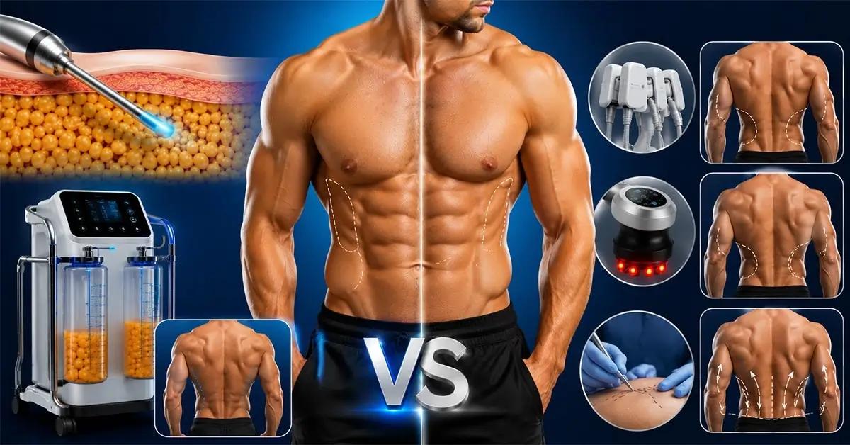 Comparison of HD liposuction vs traditional liposuction body contouring procedures