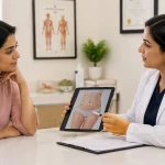 Liposuction consultation with a surgeon