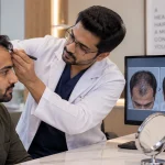 Hair transplant recovery timeline from healing to new hair growth